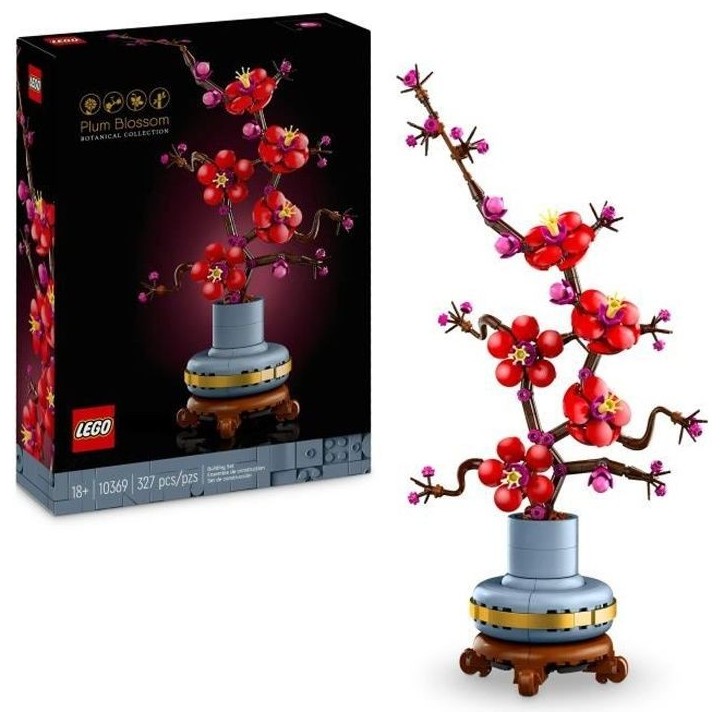 LEGO Icons 10369 Les Fleurs de Prunier - Décoration Florale d'Intérieur, Set pour Adultes LEGO Icons 10369 Les Fleurs de Prunier - Décoration Florale d'Intérieur, Set pour Adultes