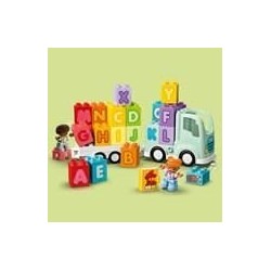 LEGO 10421 DUPLO Ma Ville Le Camion de l'Alphabet, Jouet d'Apprentissa