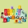 LEGO 10421 DUPLO Ma Ville Le Camion de l'Alphabet, Jouet d'Apprentissa
