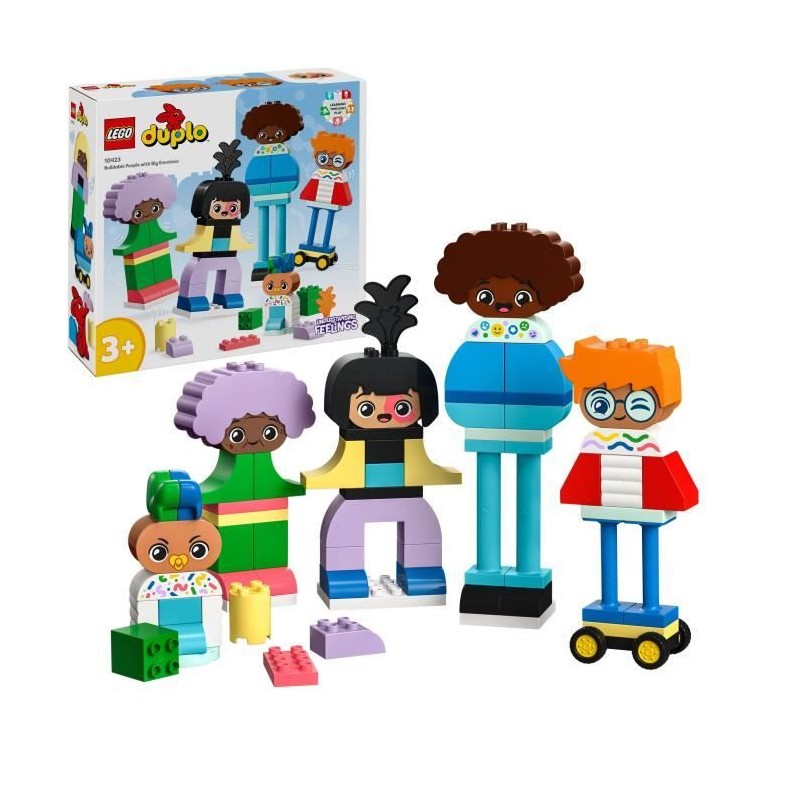 LEGO 10423 DUPLO Ma Ville Personnages a Construire aux Différentes É