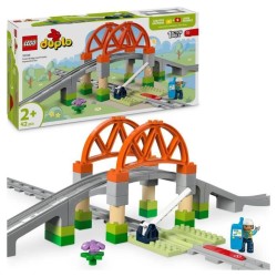 LEGO DUPLO Ma ville 10426 Set d'extension : Les rails et le pont du tr