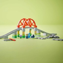 LEGO DUPLO Ma ville 10426 Set d'extension : Les rails et le pont du tr