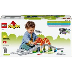 LEGO DUPLO Ma ville 10426 Set d'extension : Les rails et le pont du tr