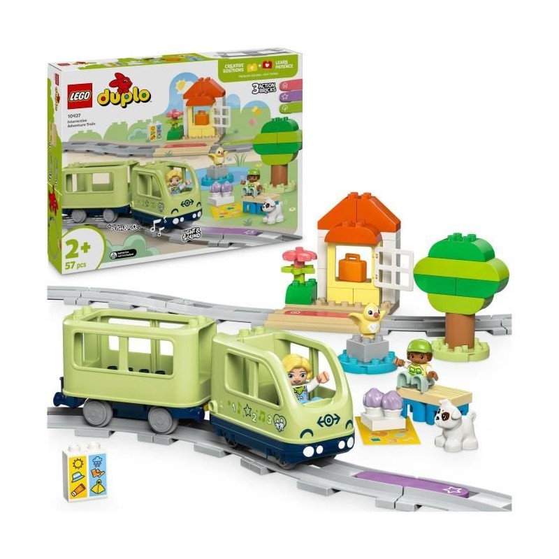 LEGO DUPLO Ma ville 10427 Le train d'aventures interactif - Jouets d' LEGO DUPLO Ma ville 10427 Le train d'aventures interactif - Jouets d'
