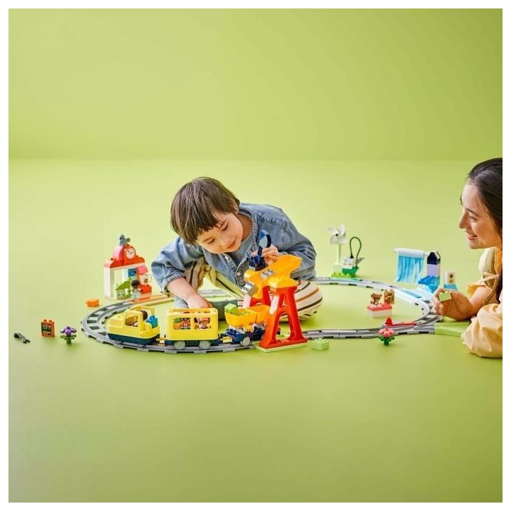 LEGO DUPLO Ma ville 10428 Le grand train communautaire interactif - Jouets d'éveil 3 ans LEGO DUPLO Ma ville 10428 Le grand train communautaire interactif - Jouets d'éveil 3 ans