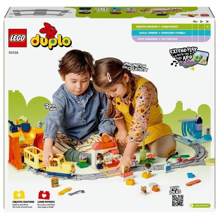 LEGO DUPLO Ma ville 10428 Le grand train communautaire interactif - Jouets d'éveil 3 ans LEGO DUPLO Ma ville 10428 Le grand train communautaire interactif - Jouets d'éveil 3 ans
