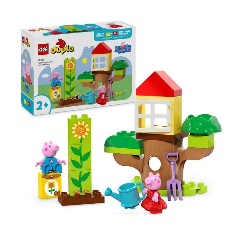 LEGO DUPLO 10431 Le Jardin et la Cabane dans l'Arbre de Peppa Pig - Jo LEGO DUPLO 10431 Le Jardin et la Cabane dans l'Arbre de Peppa Pig - Jo