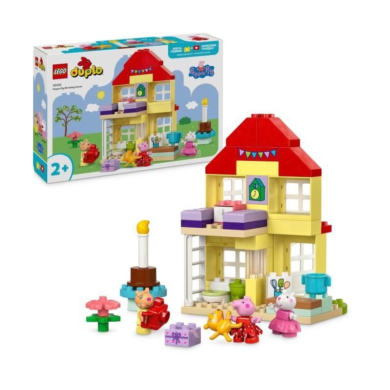 LEGO DUPLO 10433 La fete d'anniversaire chez Peppa Pig - Jouet a Const LEGO DUPLO 10433 La fete d'anniversaire chez Peppa Pig - Jouet a Const