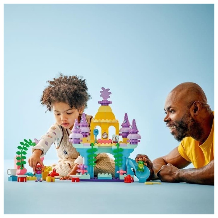LEGO DUPLO | Disney 10435 Le palais sous-marin magique d'Ariel - Poupée La Petite Sirene LEGO DUPLO | Disney 10435 Le palais sous-marin magique d'Ariel - Poupée La Petite Sirene
