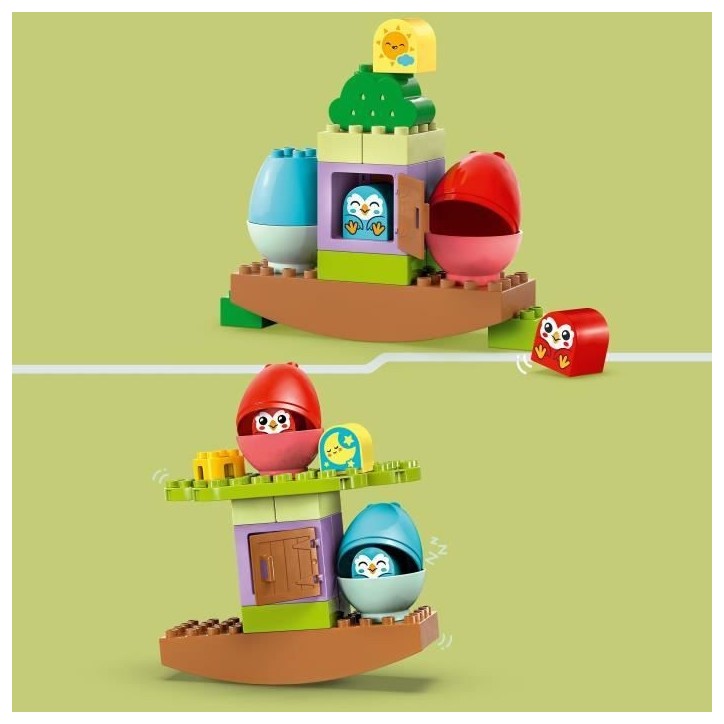 LEGO DUPLO My First 10440 Arbre qui se balance et s'empile - Jouet interactif pour bébés