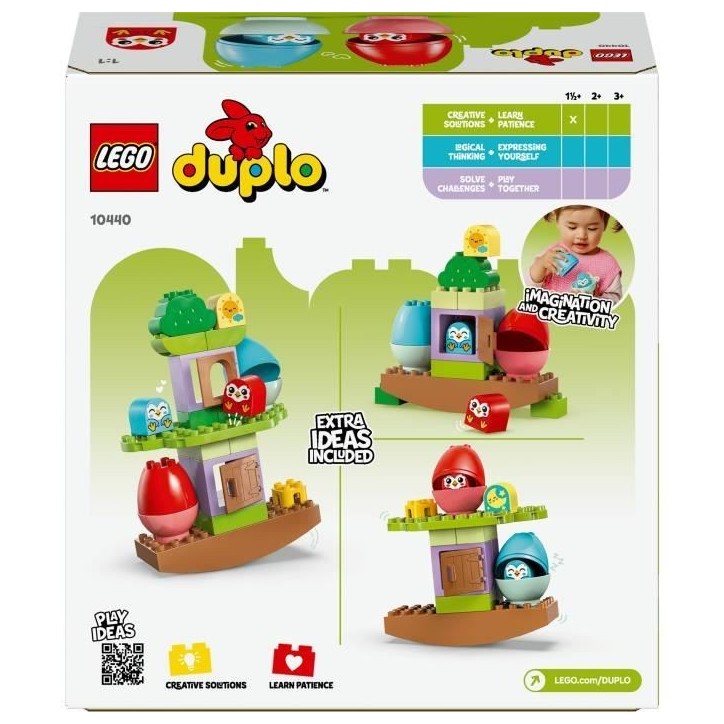 LEGO DUPLO My First 10440 Arbre qui se balance et s'empile - Jouet interactif pour bébés
