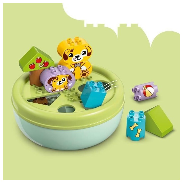 LEGO DUPLO My First 10441 Trieur De Formes : La Niche Du Chiot - Jeu D'éveil Des 18 Mois