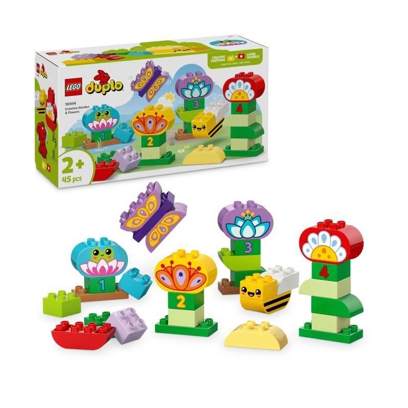 LEGO DUPLO Ma ville 10444 Le jardin créatif et les fleurs - Jeu de co LEGO DUPLO Ma ville 10444 Le jardin créatif et les fleurs - Jeu de co