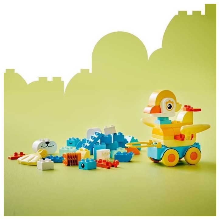 LEGO DUPLO Ma Ville 10448 Animaux Sur Roues 3-En-1 - Jeu De Construction Des 2 Ans – Chien