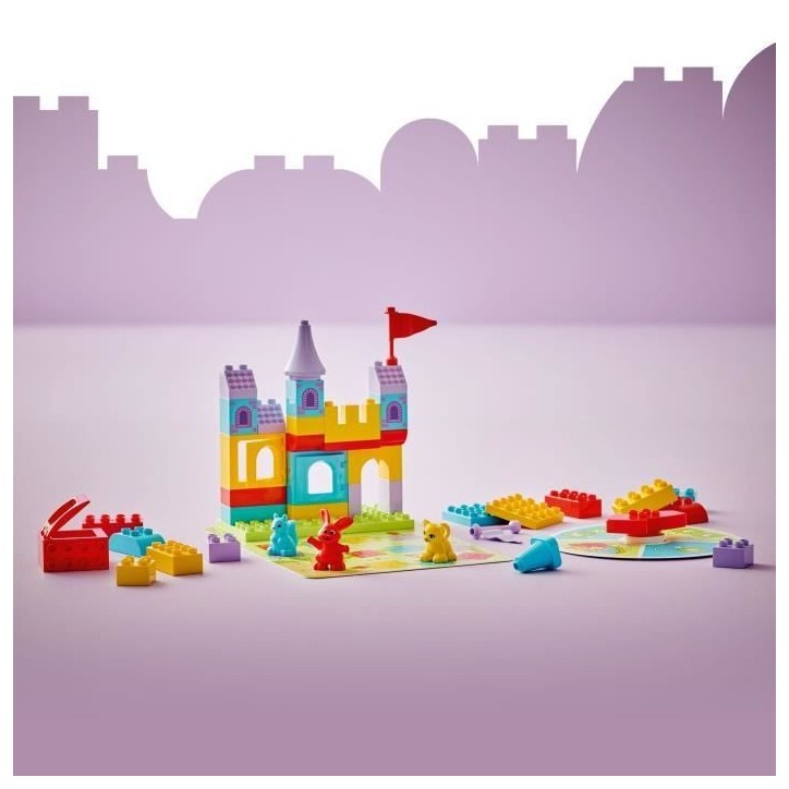 LEGO DUPLO 10450 Le Jeu Du Château d'Hopsy - Jouet De Construction Des 3 Ans Avec Animaux