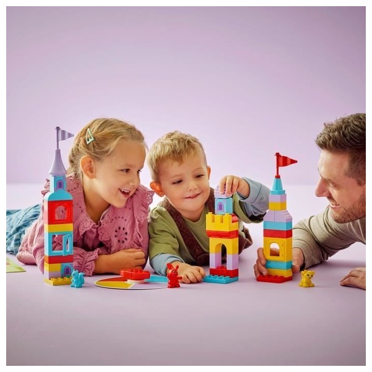 LEGO DUPLO 10450 Le Jeu Du Château d'Hopsy - Jouet De Construction Des 3 Ans Avec Animaux