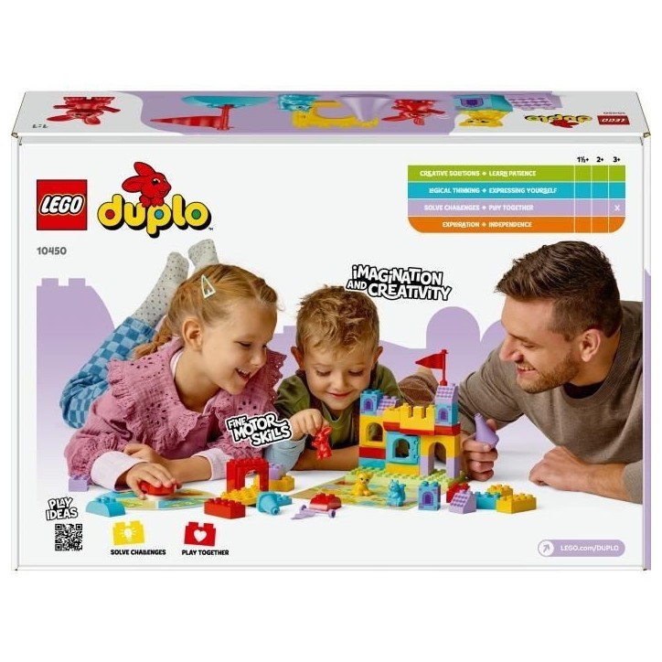 LEGO DUPLO 10450 Le Jeu Du Château d'Hopsy - Jouet De Construction Des 3 Ans Avec Animaux