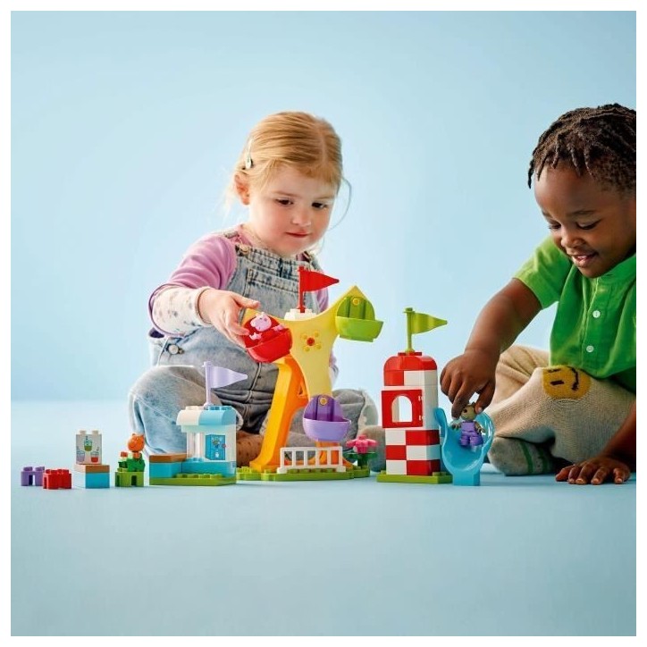 LEGO DUPLO Peppa Pig 10453 La Fete Foraine - Jeu de construction pour enfants des 2 ans