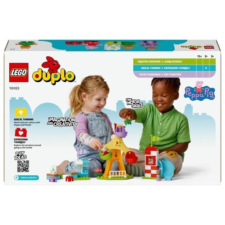 LEGO DUPLO Peppa Pig 10453 La Fete Foraine - Jeu de construction pour enfants des 2 ans