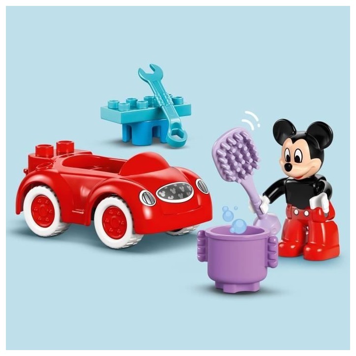 LEGO DUPLO | Disney 10454 La maison et la Voiture de Mickey - Jeu de construction 2 ans LEGO DUPLO | Disney 10454 La maison et la Voiture de Mickey - Jeu de construction 2 ans