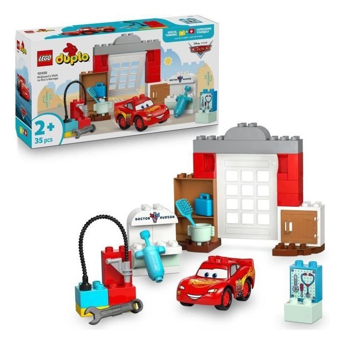 LEGO DUPLO ¦ Disney Et Pixar Cars 10456 La Visite De Mcqueen Au Garage De Doc - Jeu 2 Ans LEGO DUPLO ¦ Disney Et Pixar Cars 10456 La Visite De Mcqueen Au Garage De Doc - Jeu 2 Ans