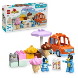 LEGO DUPLO 10458 Visite chez le Marchand de Glace avec Bluey - Jeu de