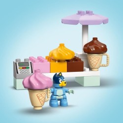 LEGO DUPLO 10458 Visite chez le Marchand de Glace avec Bluey - Jeu de