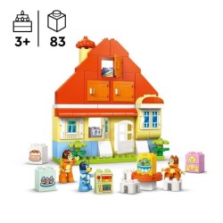 LEGO DUPLO 10459 La Maison de Famille de Bluey et le Jeu de Mémoire -