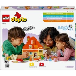 LEGO DUPLO 10459 La Maison de Famille de Bluey et le Jeu de Mémoire -