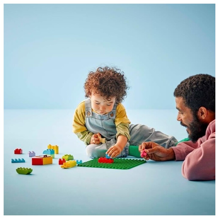 LEGO DUPLO 10460 Plaque de construction verte Jouet de construction pour bébés de 18 mois LEGO DUPLO 10460 Plaque de construction verte Jouet de construction pour bébés de 18 mois