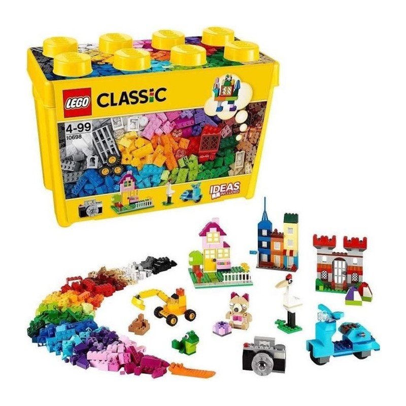 LEGO Classic 10698 Boîte de Briques créatives Deluxe - 790 pieces - LEGO Classic 10698 Boîte de Briques créatives Deluxe - 790 pieces -