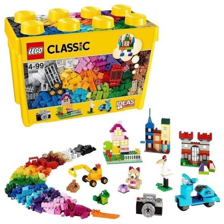 LEGO Classic 10698 Boîte de Briques créatives Deluxe - 790 pieces - Jeu de construction LEGO Classic 10698 Boîte de Briques créatives Deluxe - 790 pieces - Jeu de construction