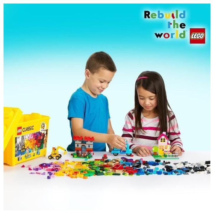 LEGO Classic 10698 Boîte de Briques créatives Deluxe - 790 pieces - Jeu de construction LEGO Classic 10698 Boîte de Briques créatives Deluxe - 790 pieces - Jeu de construction