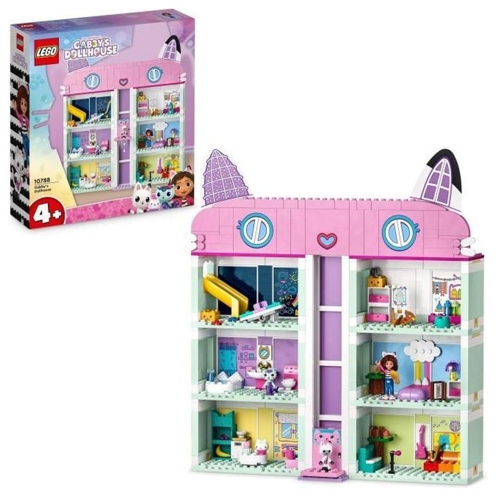 LEGO 10788 La Maison Magique de Gabby - Jouet de Construction pour enfant 4 ans - Figurines