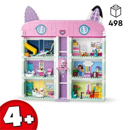 LEGO 10788 La Maison Magique de Gabby - Jouet de Construction pour enfant 4 ans - Figurines