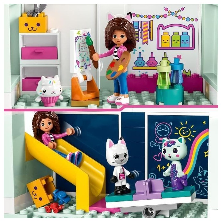 LEGO 10788 La Maison Magique de Gabby - Jouet de Construction pour enfant 4 ans - Figurines