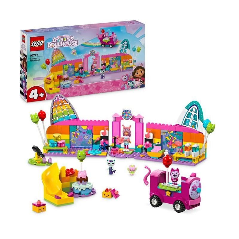 LEGO Gabby et la maison magique 10797 Le Miaousic-hall de Gabby - Jeu LEGO Gabby et la maison magique 10797 Le Miaousic-hall de Gabby - Jeu