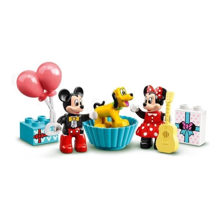LEGO 10941 DUPLO Disney Le Train d'Anniversaire de Mickey et Minnie Jouet pour Enfant de 2 ans et plus avec Train et Figurines LEGO 10941 DUPLO Disney Le Train d'Anniversaire de Mickey et Minnie Jouet pour Enfant de 2 ans et plus avec Train et Figurines