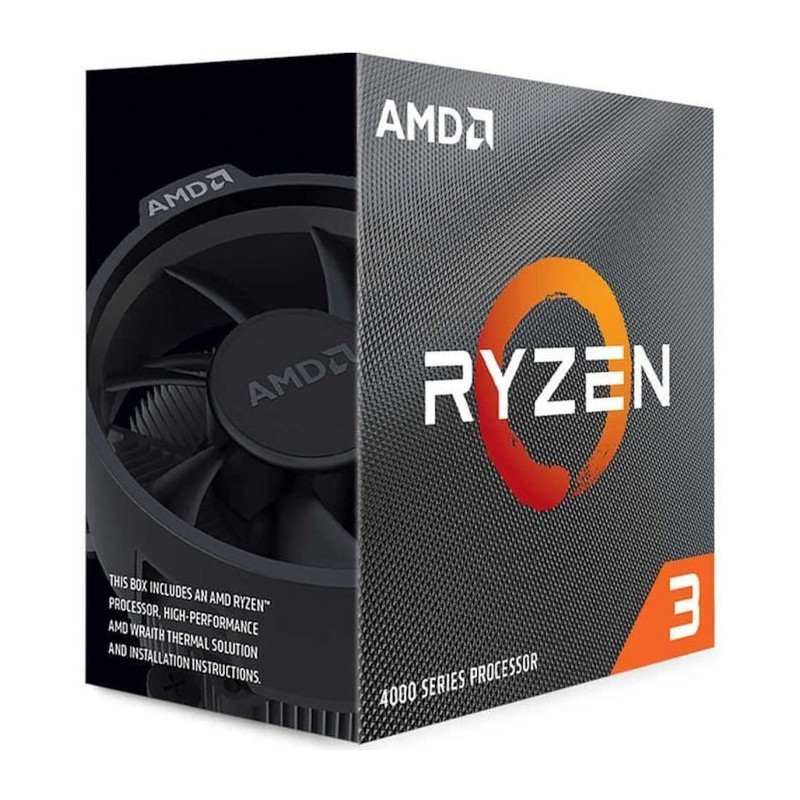 Processeur - AMD - Ryzen 3 4100 (100-100000510BOX) Processeur - AMD - Ryzen 3 4100 (100-100000510BOX)