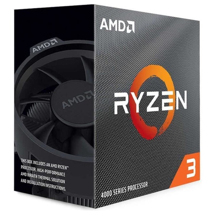 Processeur - AMD - Ryzen 3 4100 (100-100000510BOX) Processeur - AMD - Ryzen 3 4100 (100-100000510BOX)