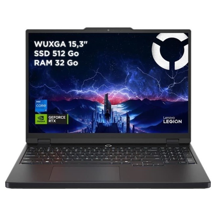 PC portable Gamer LENOVO Legion 5 15IRX10 | Sans Windows - 15,3 165 Hz IPS - Core i7-13650HX - RTX 5070 115W - 32 Go - 512 Go