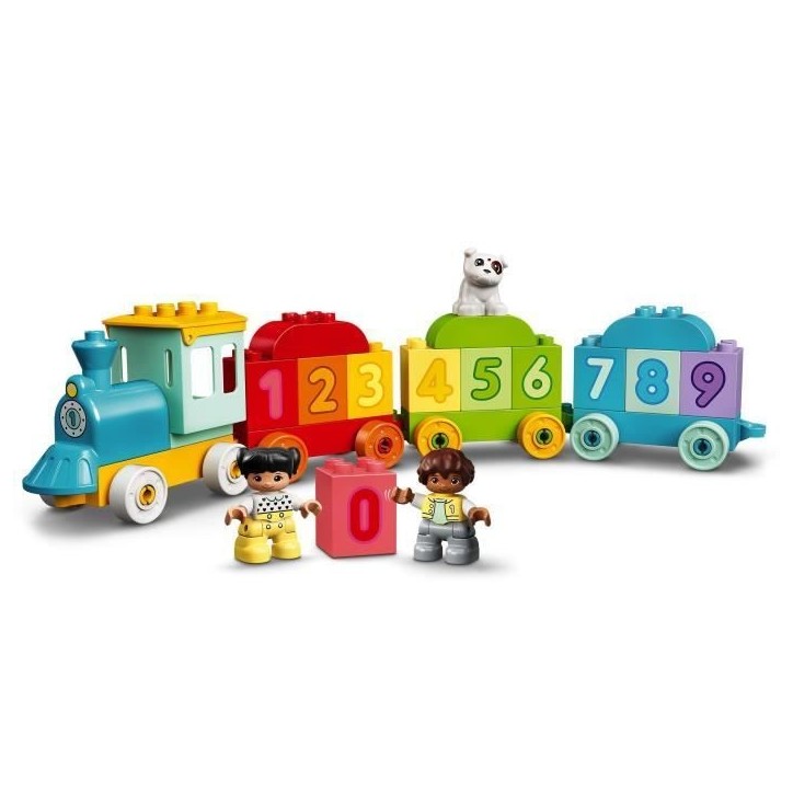 LEGO 10954 DUPLO Le train des chiffres - Apprendre a compter Jeux éducatif 1.5 an, Cadeau Jouet Bébé OU Set d'apprentissage
