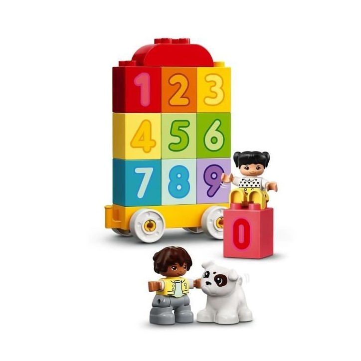 LEGO 10954 DUPLO Le train des chiffres - Apprendre a compter Jeux éducatif 1.5 an, Cadeau Jouet Bébé OU Set d'apprentissage