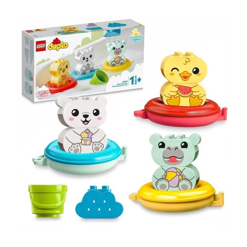 Jouet de Bain LEGO 10965 DUPLO - Train Flottant des Animaux - Multicol Jouet de Bain LEGO 10965 DUPLO - Train Flottant des Animaux - Multicol