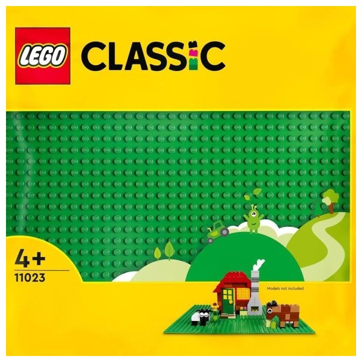 LEGO 11023 Classic La Plaque De Construction Verte 32x32, Socle de Base pour Construction, Assemblage et Exposition
