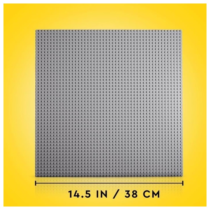 LEGO 11024 Classic La Plaque De Construction Grise 48x48, Socle de Base pour Construction, Assemblage et Exposition LEGO 11024 Classic La Plaque De Construction Grise 48x48, Socle de Base pour Construction, Assemblage et Exposition