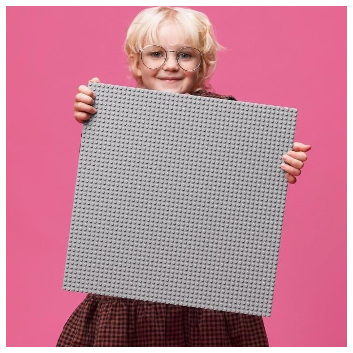 LEGO 11024 Classic La Plaque De Construction Grise 48x48, Socle de Base pour Construction, Assemblage et Exposition LEGO 11024 Classic La Plaque De Construction Grise 48x48, Socle de Base pour Construction, Assemblage et Exposition