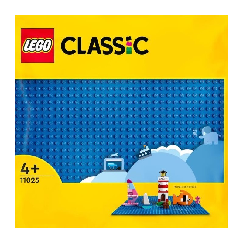 LEGO 11025 Classic La Plaque De Construction Bleue 32x32, Socle de Bas