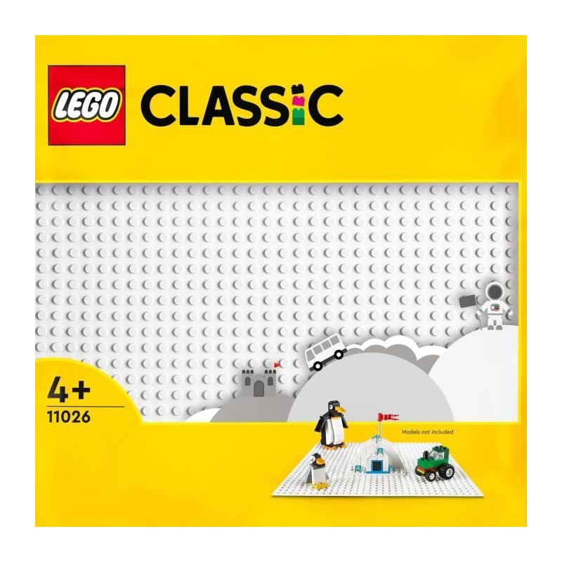 LEGO 11026 Classic La Plaque De Construction Blanche 32x32, Socle de B