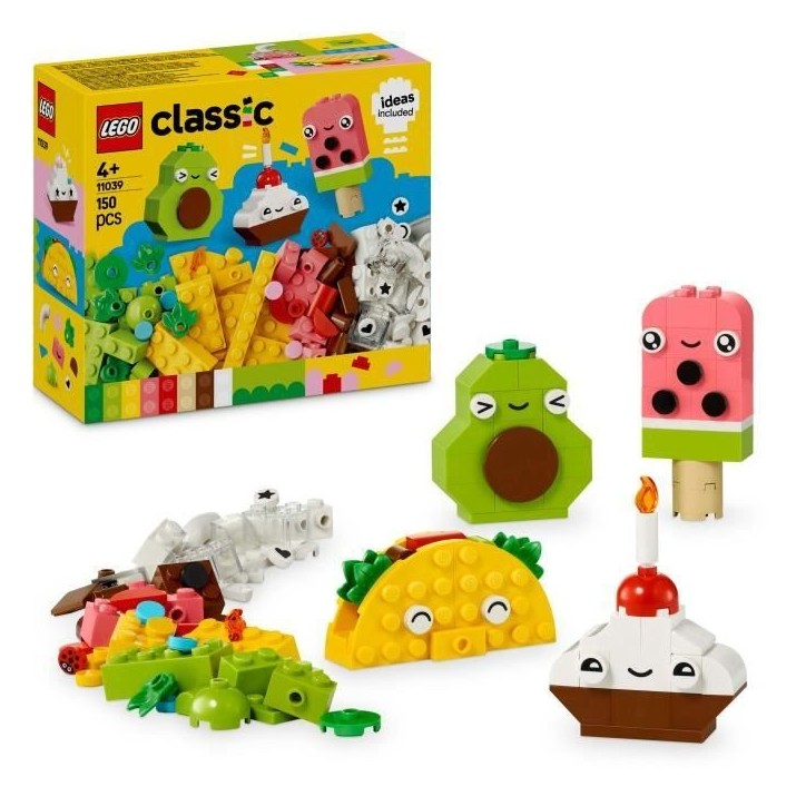 LEGO Classic 11039 Les aliments créatifs - Jouet de construction pour enfants des 4 ans LEGO Classic 11039 Les aliments créatifs - Jouet de construction pour enfants des 4 ans
